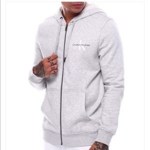 This is Calvin Klein zip up hoodie